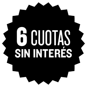 6 cuotas sin interés